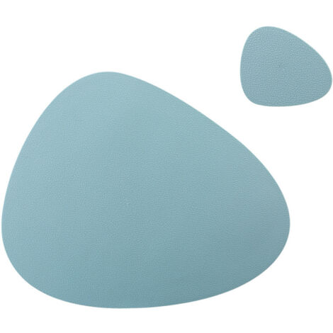 Napperon isolant en silicone style nordique, texture cuir