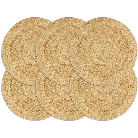 Set De Table Rond En Jute (lot De 6) - Set de table