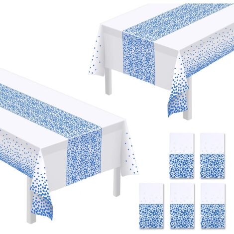 Nappes jetables, [Lot de 5] Nappes imperméables pour anniversaire