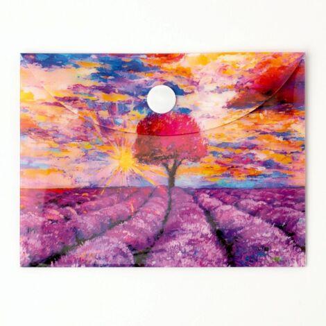 Narciso - Carpetas sobre A7 PP color lavanda - 5 uds.