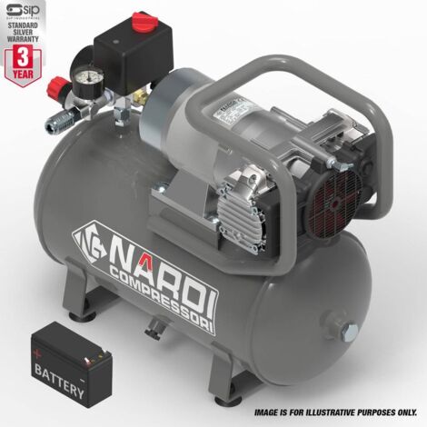 NARDI ESPRIT 3 24v 500w 15ltr Compressor - L47 x W22 x H40 cm