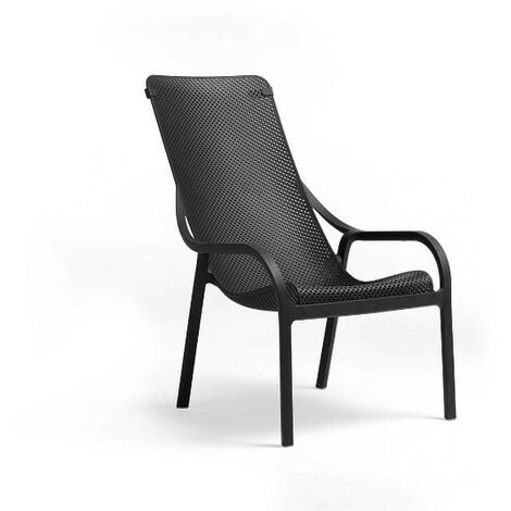 Nardi Poltrona Net Lounge da Esterno in Fiberglass - Antracite