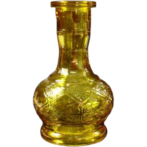 Narghilè giallo, narghilè medio, narghilè, bottiglia