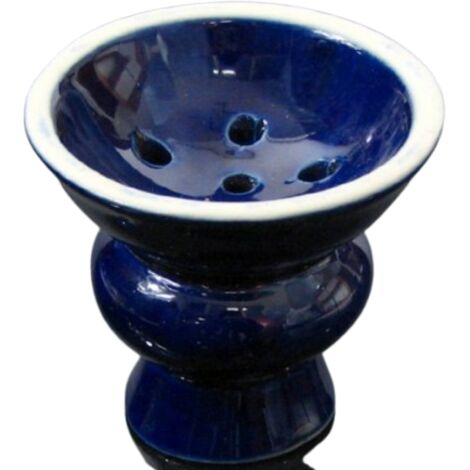 Narghilè per Shisha in ceramica grande blu