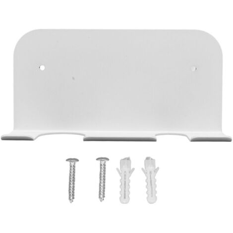 Naroote Support de Porte-filtre, Crochets d'étagère, Support Mural avec Poignée de Porte-filtre Universelle Adhésive, Support Mural de Porte-filtre pour café à Domicile (WHITE)
