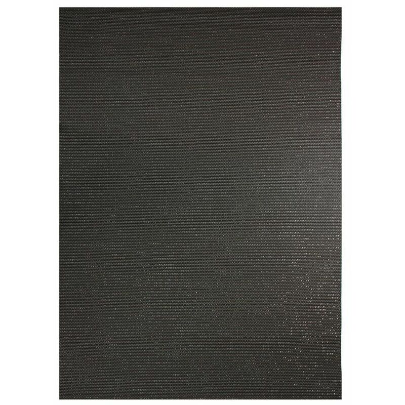 Thedecofactory - naroski - Tapis scintillant pour intérieur-extérieur noir 160x230 - Noir