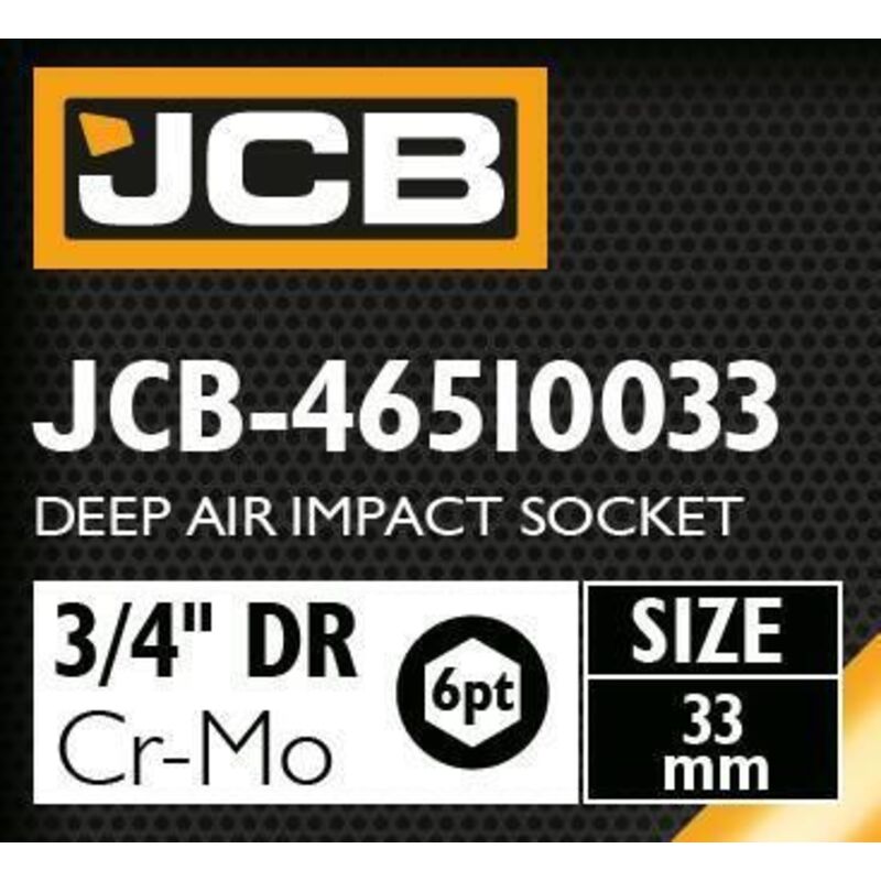 Jcb Nasadka Dede Tiefschlag 3/4" 33mm (6-punkt)