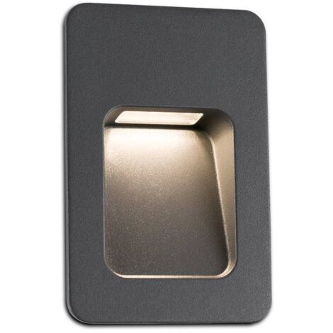 Nase-2 Led Lampada Incasso Grigio Scuro Marca Faro