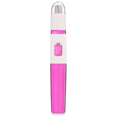 Nasen- und Ohrhaartrimmer für Damen (Pink), professioneller, schmerzfreier Nasenhaartrimmer, Augenbrauen- und Nasenhaartrimmer