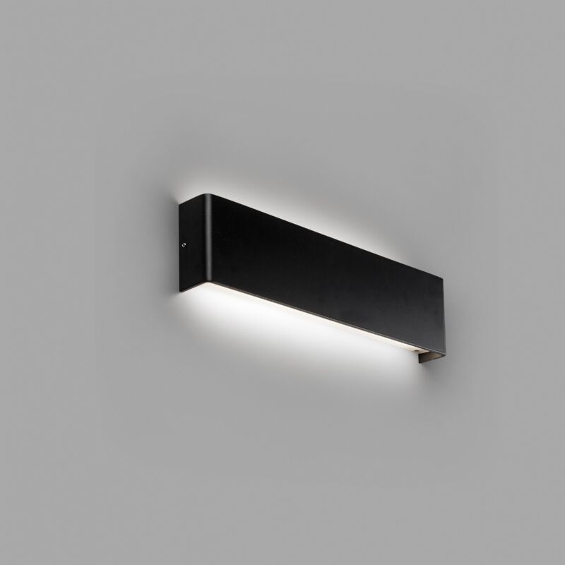 

Faro Barcelona - NASH Aplique de pared negra 16W - NEGRO MATE