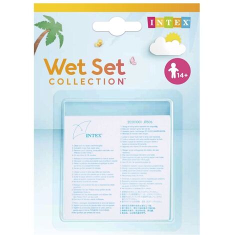 Nassreparaturflicken für PVC und Kunststoff – für aufblasbare Pools, Boote, Luftmatratzen (kompatibel mit INTEX 59631), Schnellreparatur von Lecks