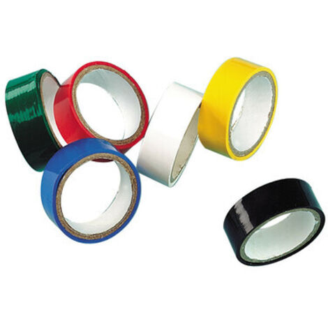 Nastri adesivi isolanti in pvc standard, set 6 pz