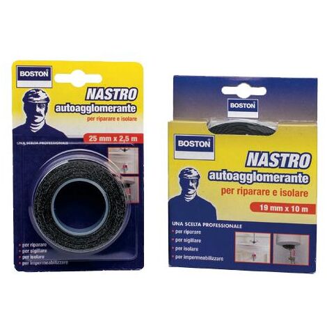 NASTRI AUTOAGGLOM.BOSTON 25X 2,5 NERO