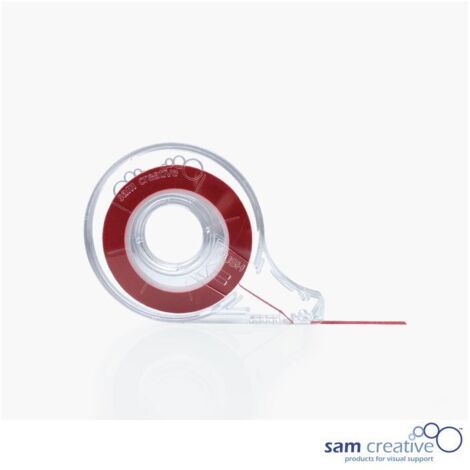 Nastro a matrice per lavagna bianca 3 mm rosso