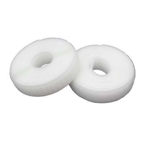 Nastro A Strappo Da Cucire Bianco Mm.20 Mt.2,5