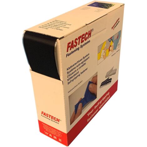 Nastro a strappo da incollare Parte rigida, extra forte (L x L) 10000 mm x 50 mm Nero Fastech B50SKL01E999910 10 m