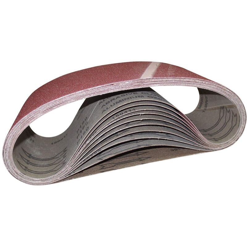 Nastro abrasivo, 10 pezzi, 105 x 620 mm, grana 240...