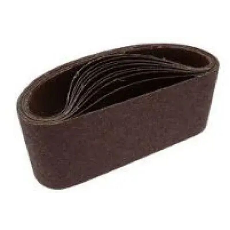 Nastro abrasivo per levigatrice 100x560 mm - 25pz - 80