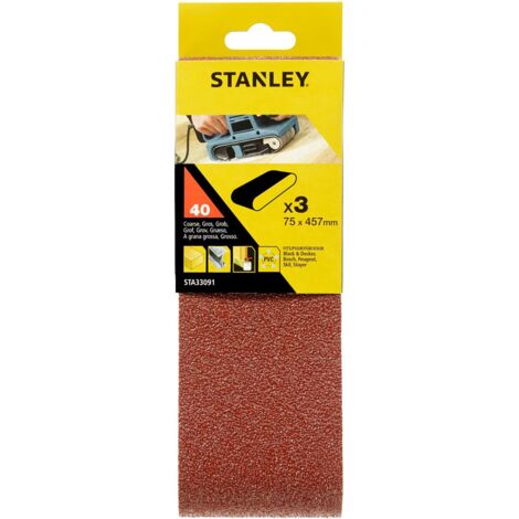 NASTRO ABRASIVO PER LEVIGATRICI A NASTRO mm 75 x 457 - gr. 40