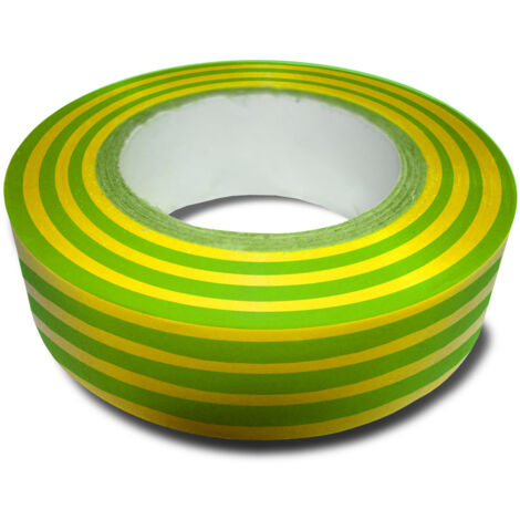 Nastro adesivo 15mm x 10m verde / giallo