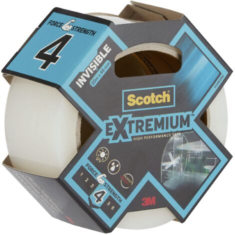 Nastro adesivo 3m Extremium Invisible trasparente 48 mm 20 m