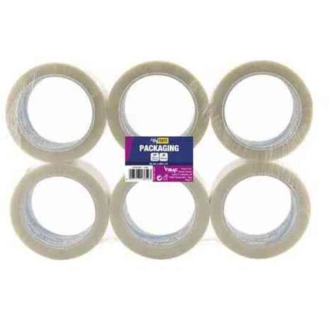 NASTRO ADESIVO 50MM X 66MT IN PPL - SYLENE - TRASPARENTE (6 PEZZI)