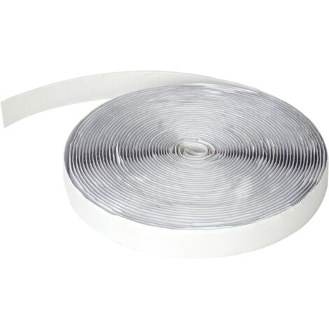Nastro adesivo a gancio per zanzariere magnetiche - Nastro a gancio - (12 m x 2 cm, bianco)