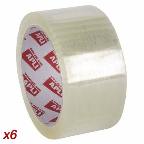 Nastro adesivo apli 11592 48 mm x 66 m trasparente permanente