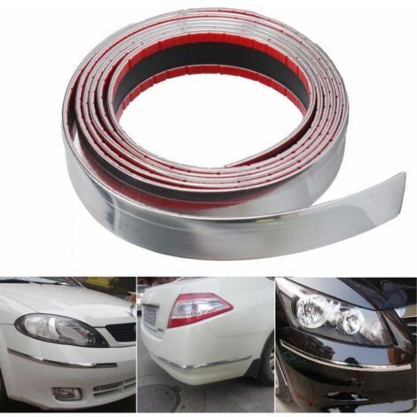 Nastro adesivo cromato esterno 2,5 m30 mm per decorazioni auto