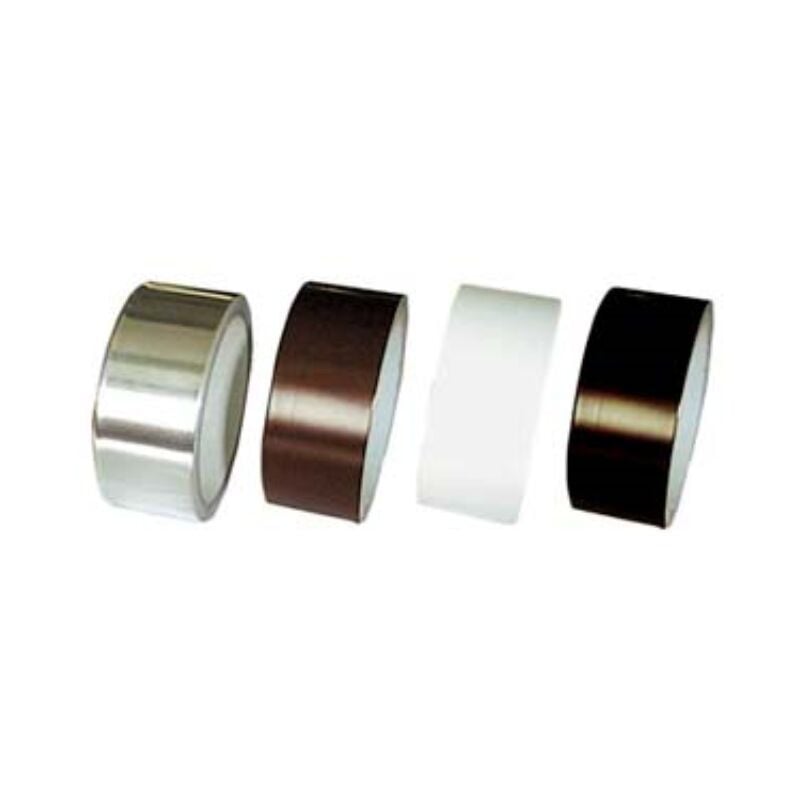 Image of Nastro adesivo in alluminio per alte temperature - mm.40x9 mt. colore marrone 3 pezzi Geko