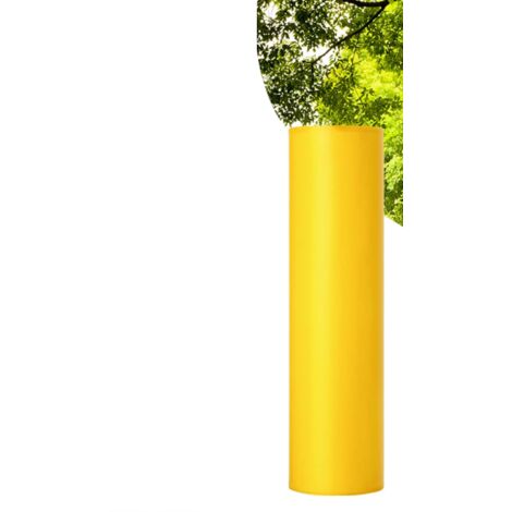Nastro adesivo per alberi Nastro adesivo giallo per alberi Trappola per proteggere gli alberi (10 mx10 cm) per impedire a bruchi, formiche e altri parassiti di arrampicarsi sugli alberi