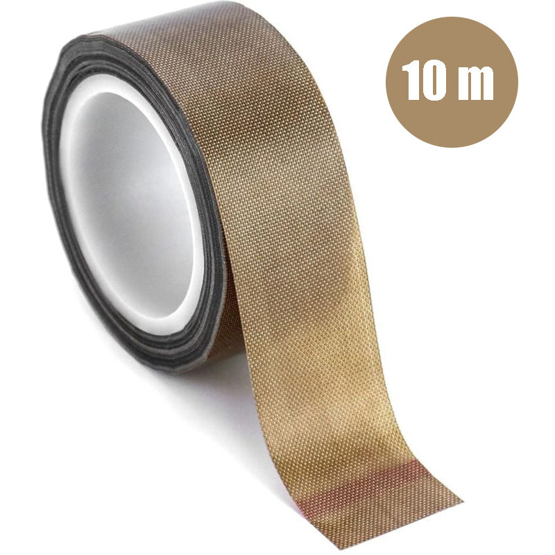 Image of Readcly - Nastro adesivo per alte temperature Scotch Teflon ptfe da 1 pezzo, nastro in teflon di spessore 0,13 mm per macchina per sigillare