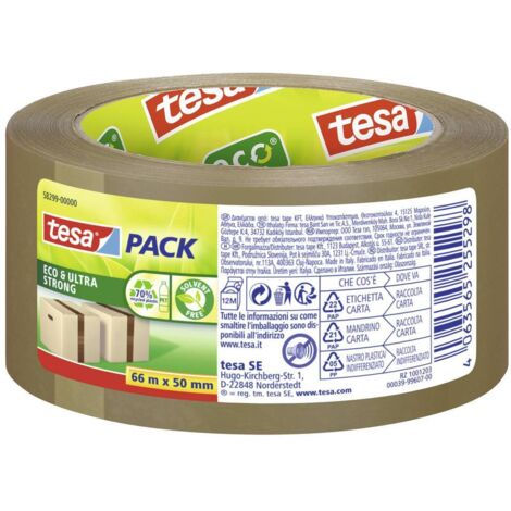 Nastro adesivo per imballaggi Eco & Ultra Forte 66 m x 50 mm - Tesa