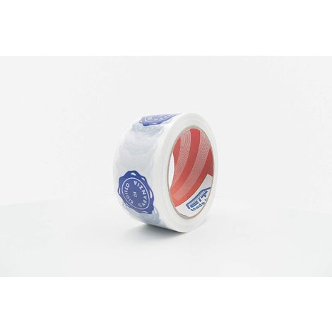 Nastro Adesivo per imballaggio stampato Sigillo di Garanzia - 66 mt x 50 mm Packaging - 50mm x 66MT (36 rotoli)