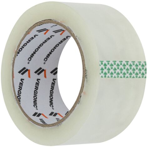 NASTRO ADESIVO PER IMBALLAGGIO TRASPARENTE, LARGHEZZA 45 MM, LUNGHEZZA 91,5 M, DUREVOLE