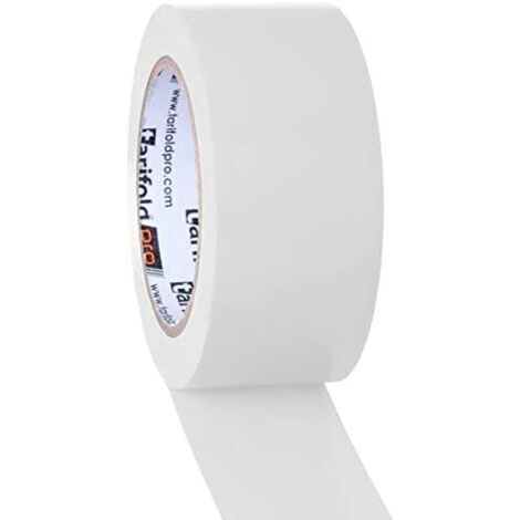 Nastro adesivo per pavimenti bianco, 33 metri x 5 cm tarifold 197702