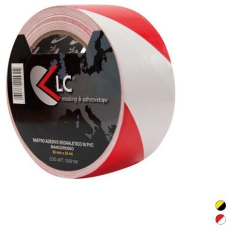 NASTRO ADESIVO SEGNAL PVC mm 50 x mt 33 Giallo/Nero