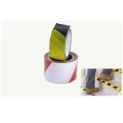 Nastro Adesivo Segnaletico Viva Viva 1620B/R Bianco/Rosso 50mm x 25m