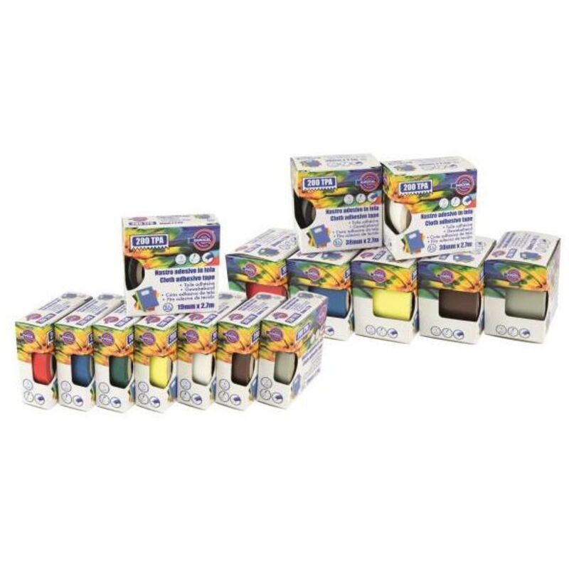 Nastro Adesivo Tela Pl Mm 19 M 2,7 Rosso Eurocel