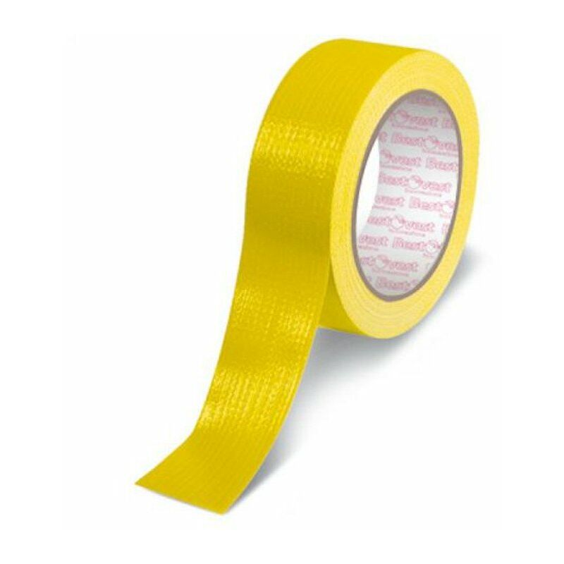 NASTRO ADESIVO TELATO mm.38X25mt. GIALLO x1