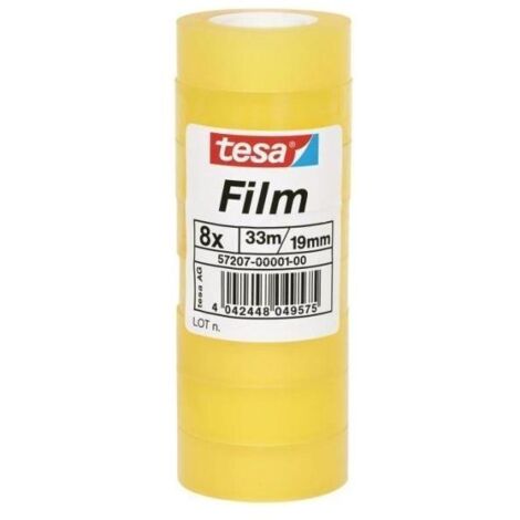 Nastro adesivo tesa 57207-00001-00 19 mm x 33 m trasparente forte