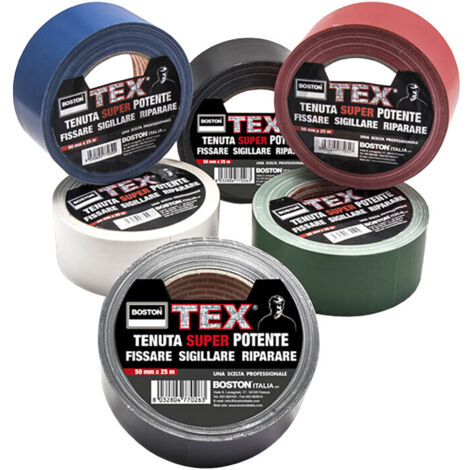 Nastro Adesivo Tex Mm 50X25M Argento