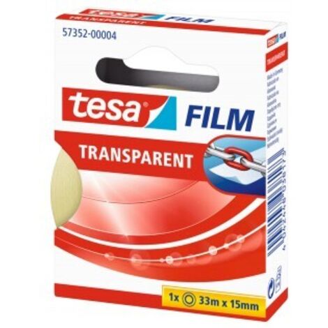 Nastro adesivo trasparente 15 mm x 33 m