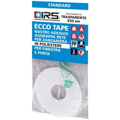 nastro aggrapante trasparente per zanzariera, 650 cm