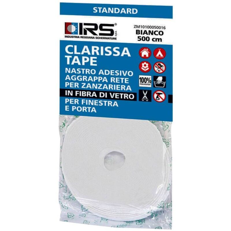 Ruban adhésif moustiquaire 5 m blanc
