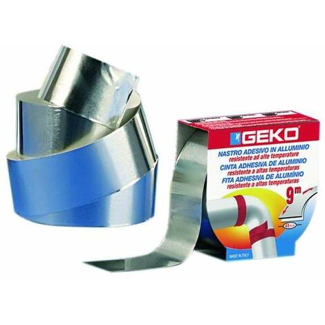 Nastro alluminio adesivo per alte temperature 9 m