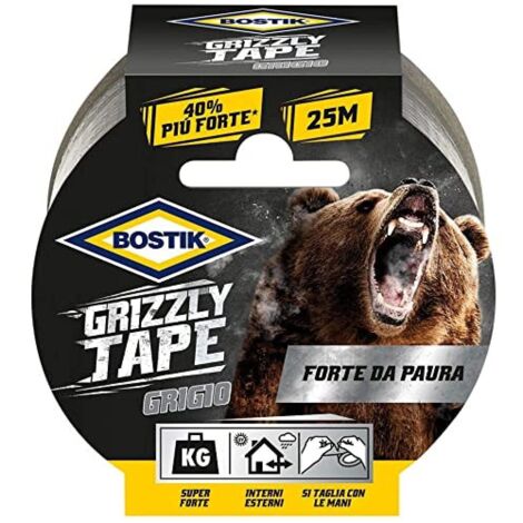 NASTRO ALTA RESISTENZA GRIZZLY BOSTIK GRIGIO MM 50 ML 25