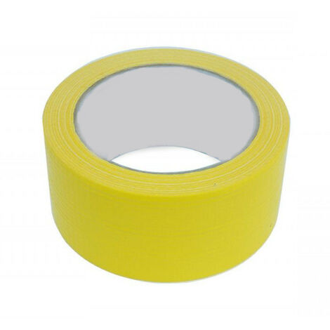 NASTRO AMERICANO TELATO ADESIVO HOT MELT H50x25 GIALLO RINFORZATO AUTOADESIVO