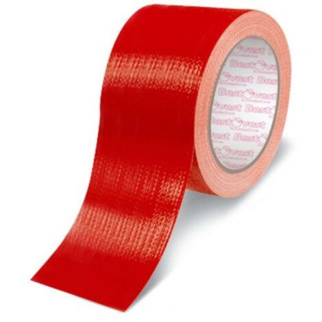 NASTRO AMERICANO TELATO ADESIVO HOT MELT H50x25 ROSSO RINFORZATO AUTOADESIVO