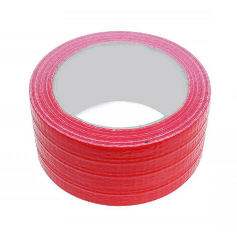 NASTRO AMERICANO TELATO ADESIVO HOT MELT H50x25 ROSSO RINFORZATO AUTOADESIVO